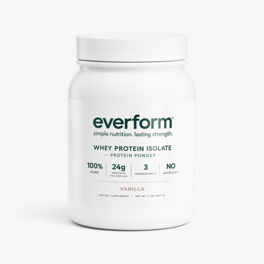 100% Pure Whey Protein Isolate - Vanilla