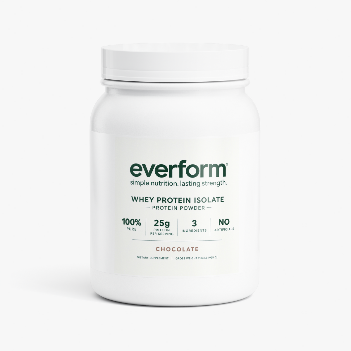 100% Pure Whey Protein Isolate - Chocolate